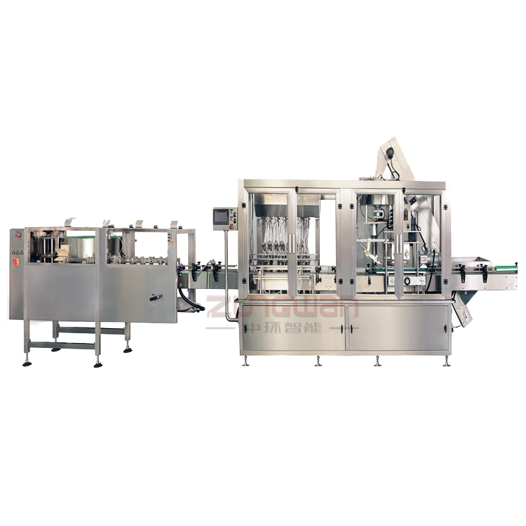 ZHX-BTG全自動(dòng)泵頭蓋智能灌裝工作線(xiàn)