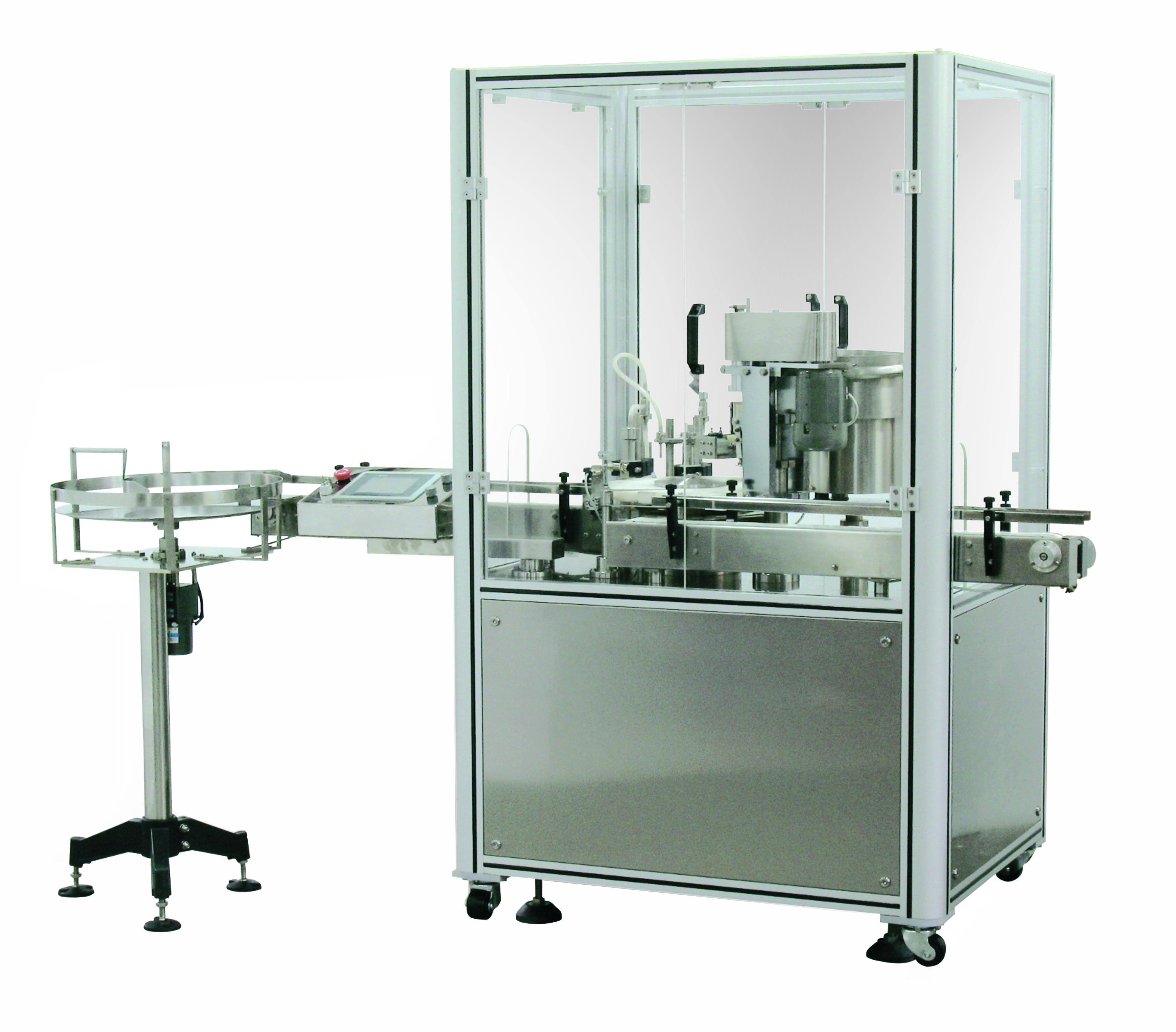 ZHR-DGW全自動(dòng)乳液?jiǎn)喂の还嘌b旋蓋機(jī)