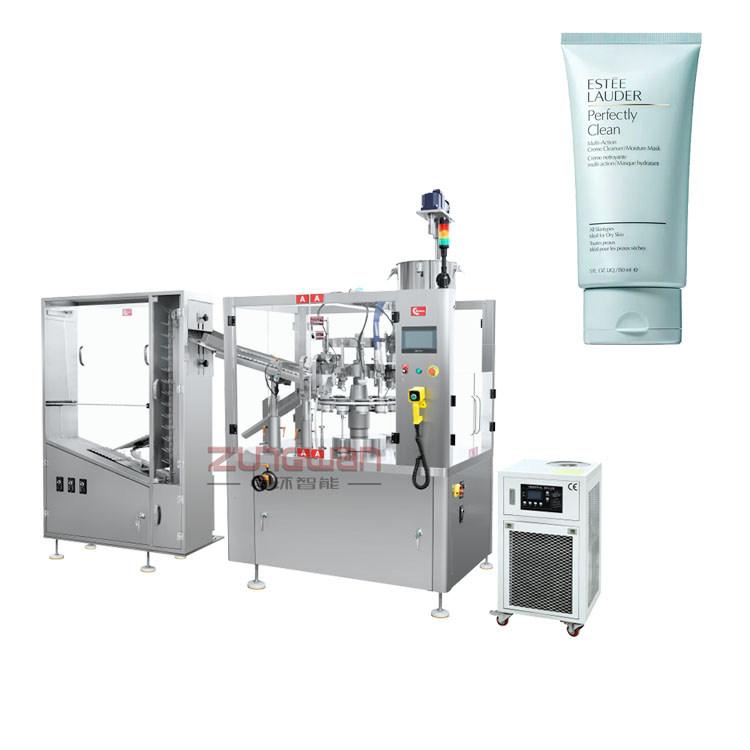 膏霜軟管灌裝機研發(fā)商，潔面霜內加熱封尾機，供應品牌灌裝封尾機