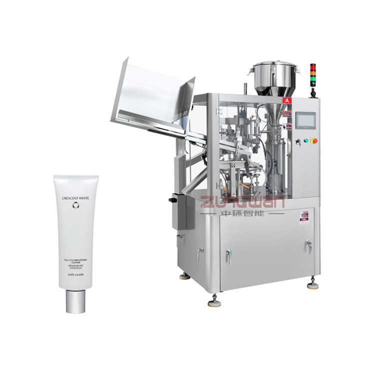 北京市化妝品軟管灌裝封尾機，潔面乳膏體灌裝封尾機在線咨詢