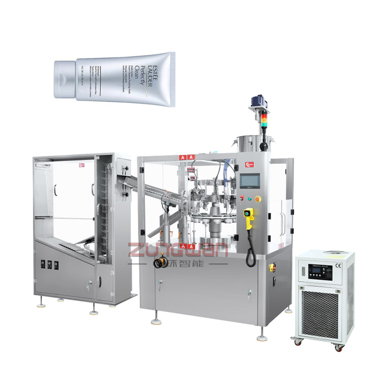 值得信賴潔面乳灌裝封尾機，廣東省醫(yī)藥用品乳膏軟管灌裝機