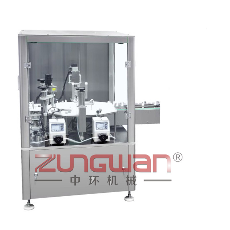 浙江噴霧劑灌裝機，液體灌裝旋蓋聯動機生產線