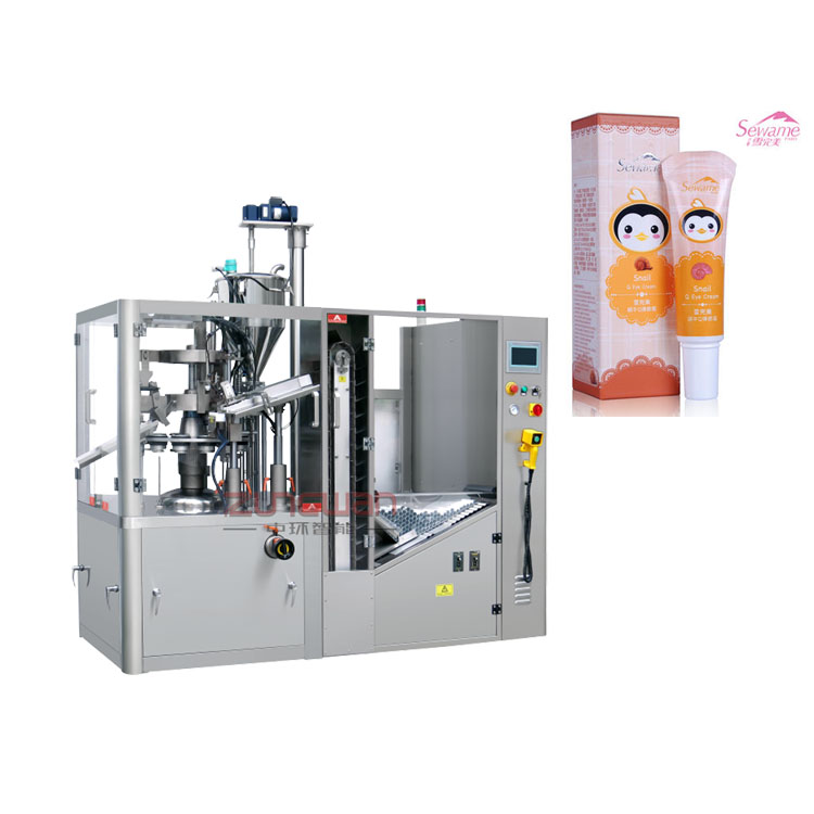 紹興金屬管灌裝封尾機，塑料復合軟管定量充填封口機