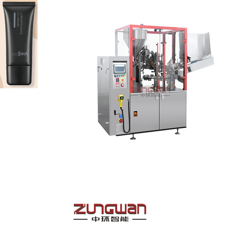 安徽灌裝封尾機(jī)，復(fù)合管充填機(jī)，全自動(dòng)軟管包裝裝盒生產(chǎn)線